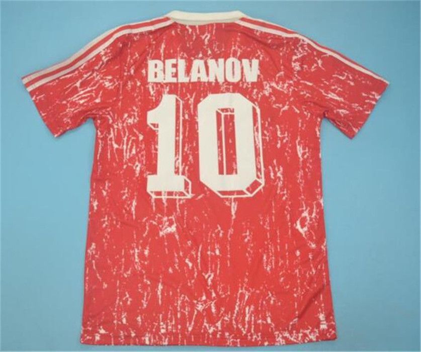 1987 1988 1989 1990 Soviet Union Retro Soccer Jersey 1991 USSR CCCP Home  Aleinikov Protasov Zavarov Belanov Classic Vintage Football Shirt From  Wenxuan_0920, $15.86