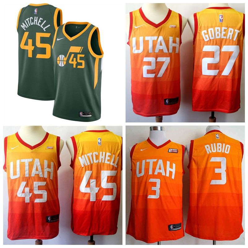 donovan mitchell orange jersey