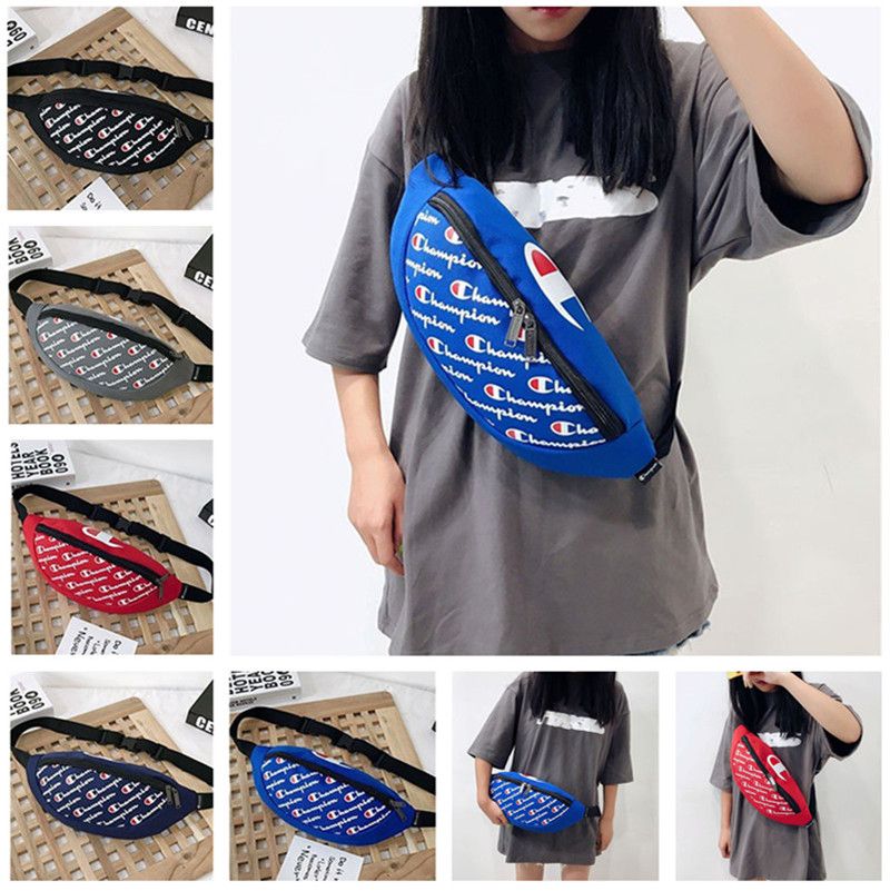 champion blue fanny pack