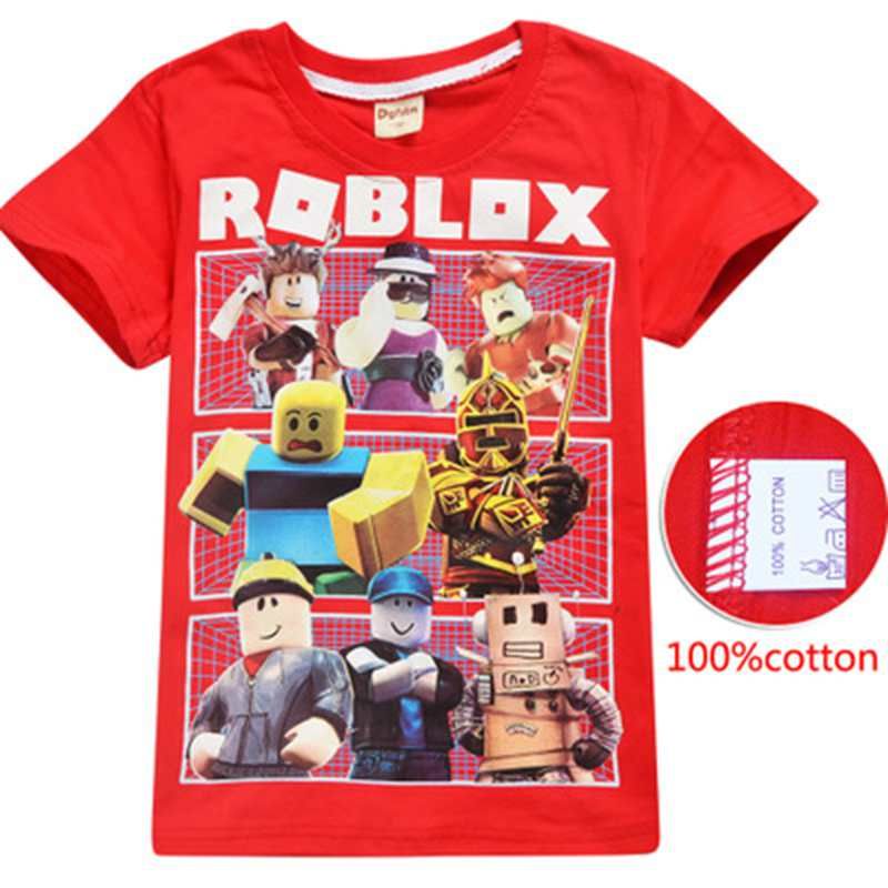 2019 3d Print Roblox T Shirts Baby Boy Cute Tops Cotton T Shirt Cartoon ...