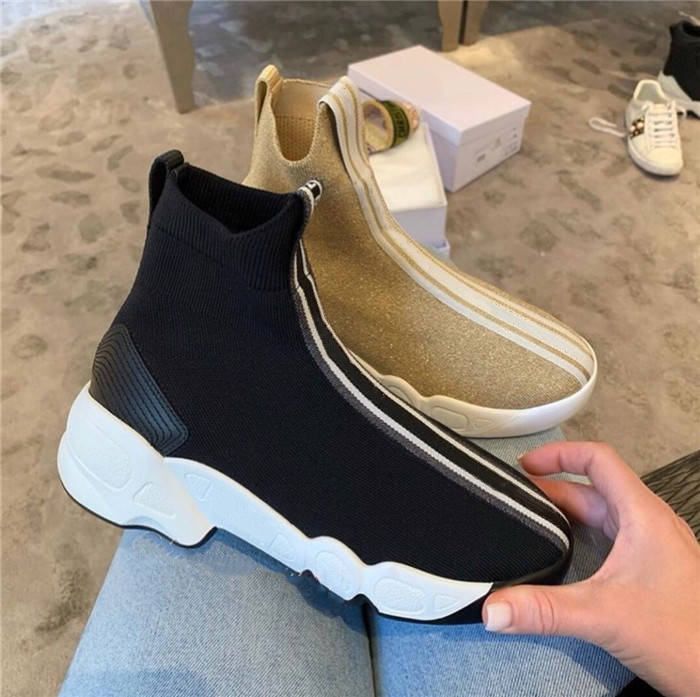 women's high top sock sneakers