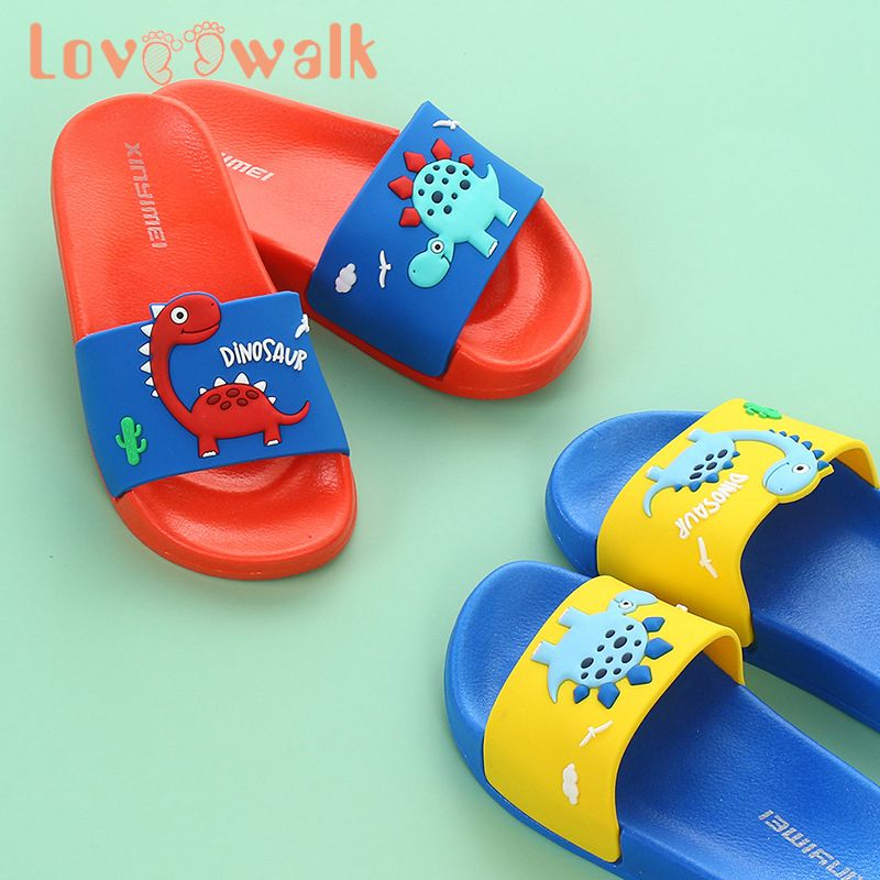 kids dinosaur slippers