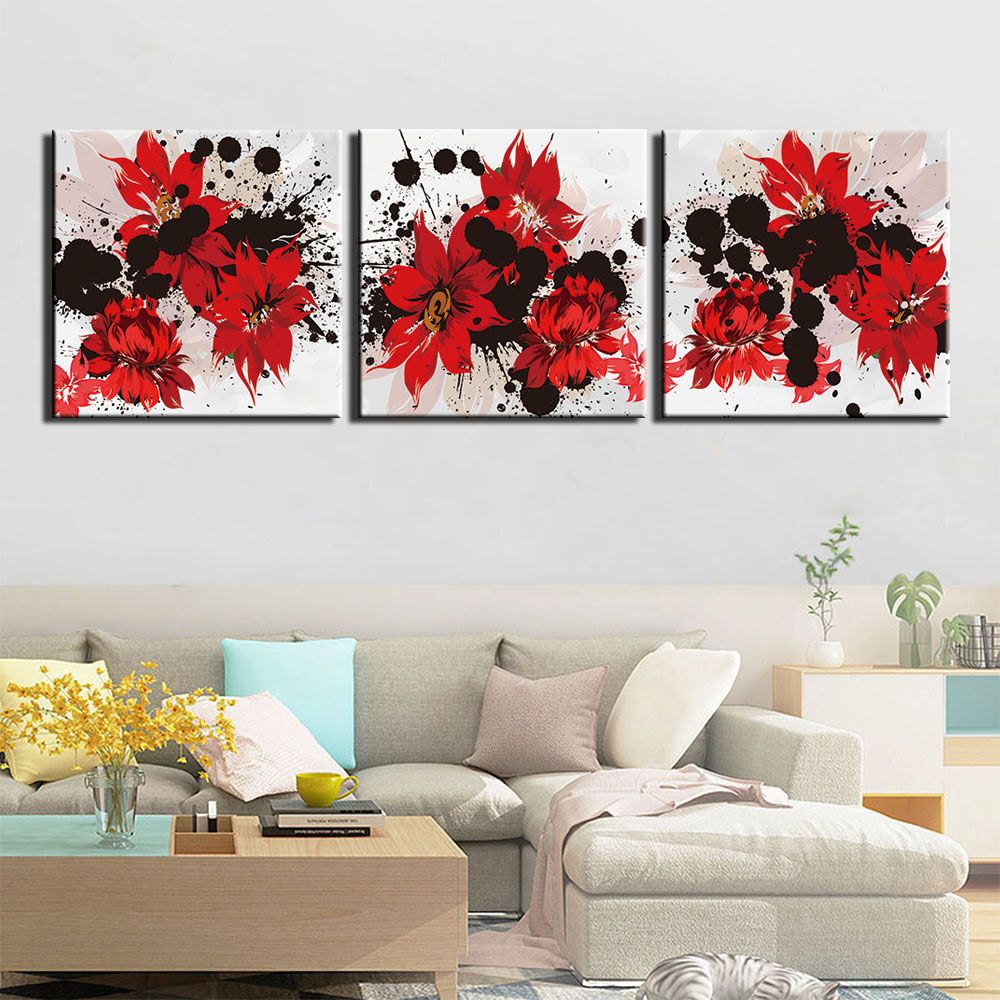 2020 Modern Hd Printed Wall Art Frame Canvas Pictures Still Life Red Flower Painting Poster Home Decor For Living Room From Jonemark2014 23 92 Dhgate Com