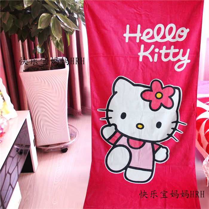 hello kitty beach towel