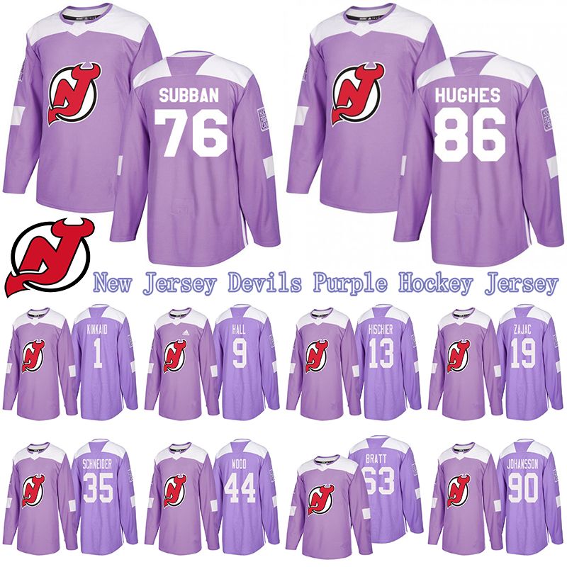 New jersey devils cancer jersey Clearance