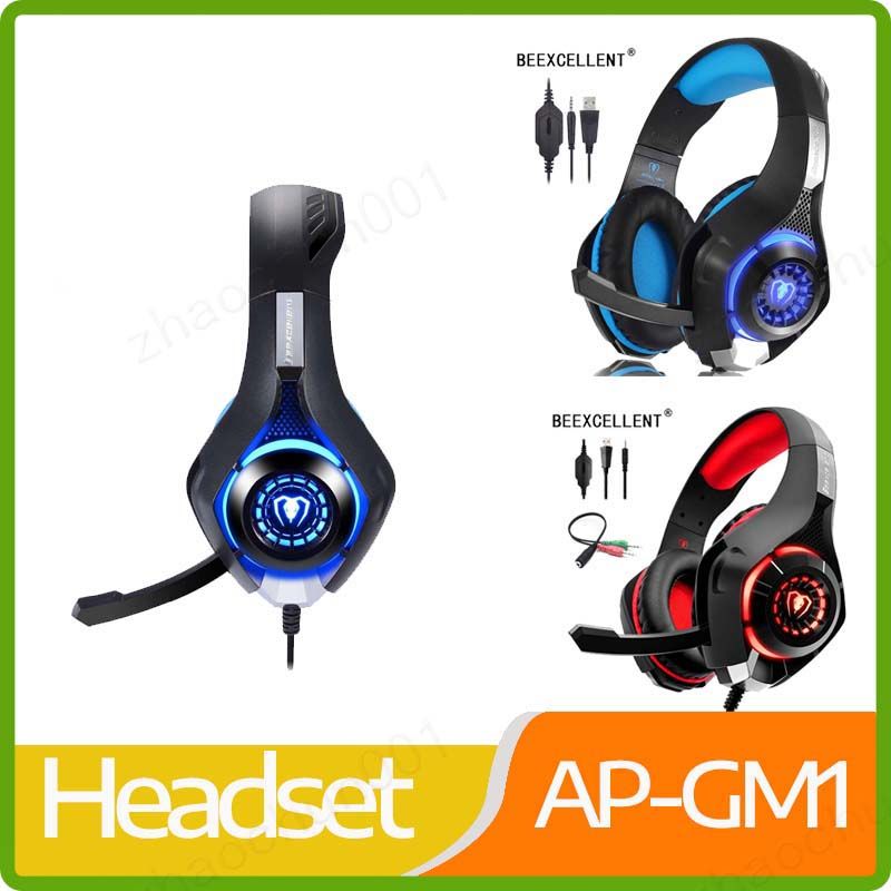 Beexcellent GM 1 Gaming Headphone 3.5MM USB Wired Headband Headphones