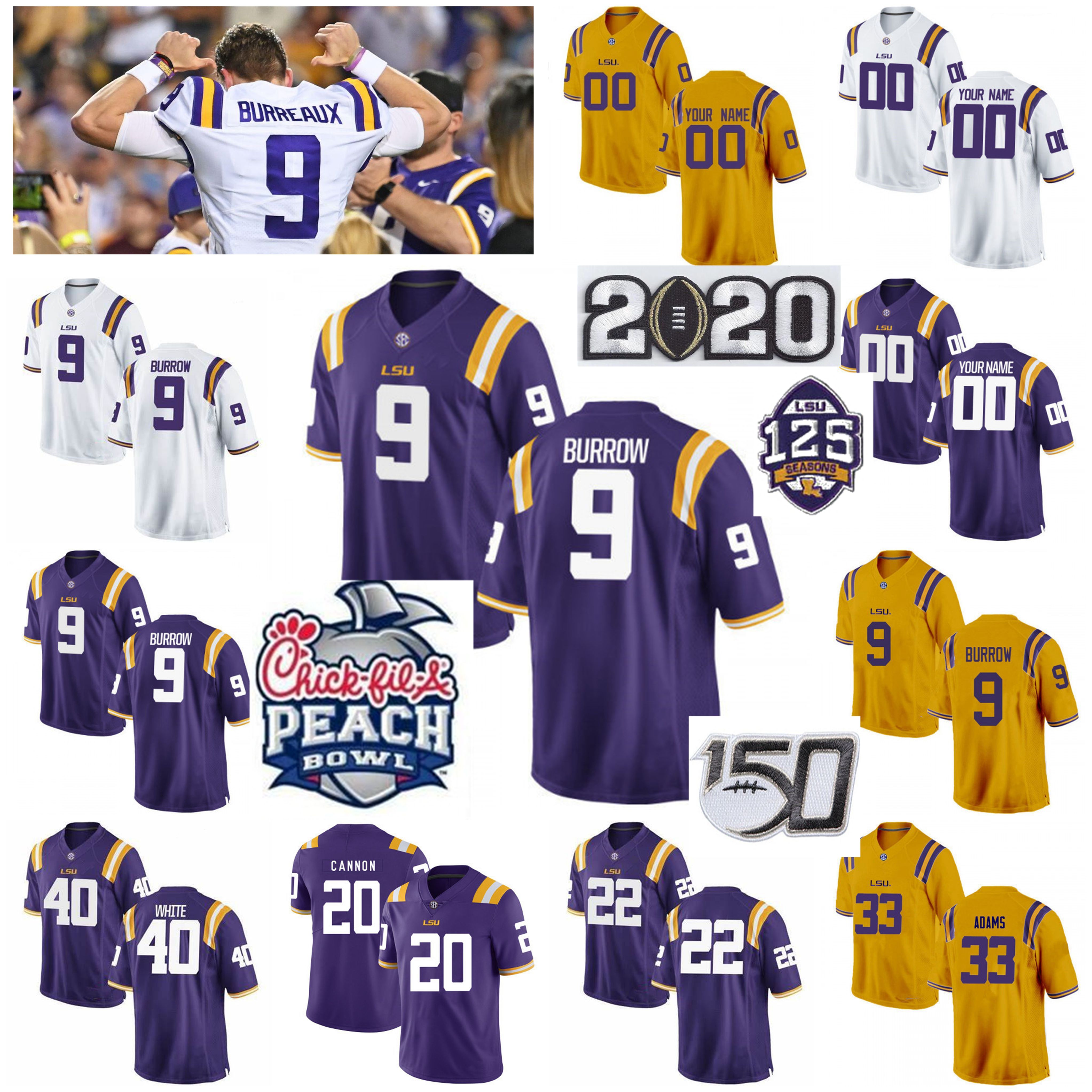 custom lsu football jersey