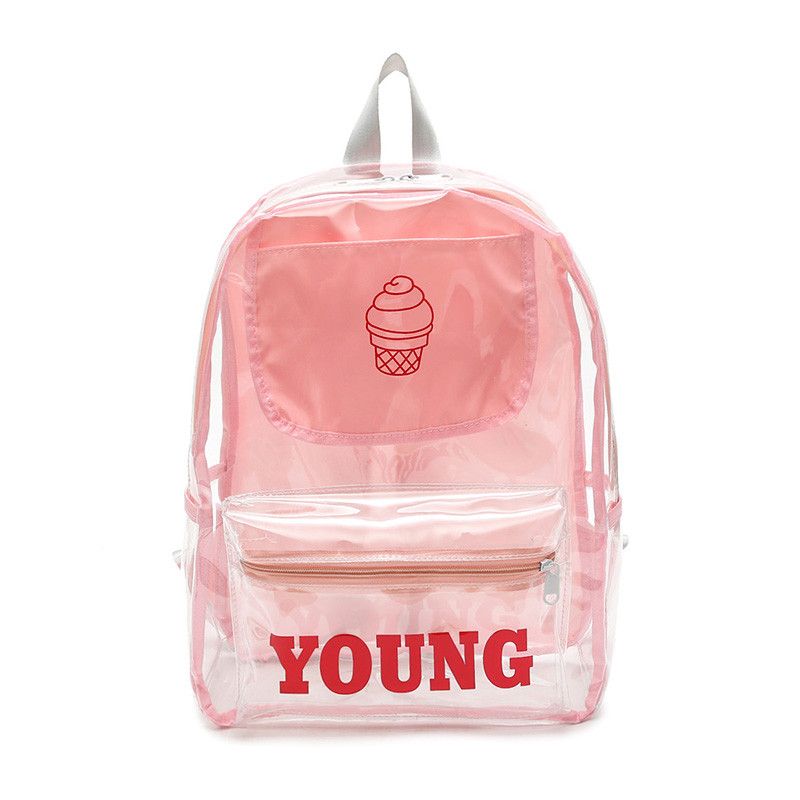 transparent college bag