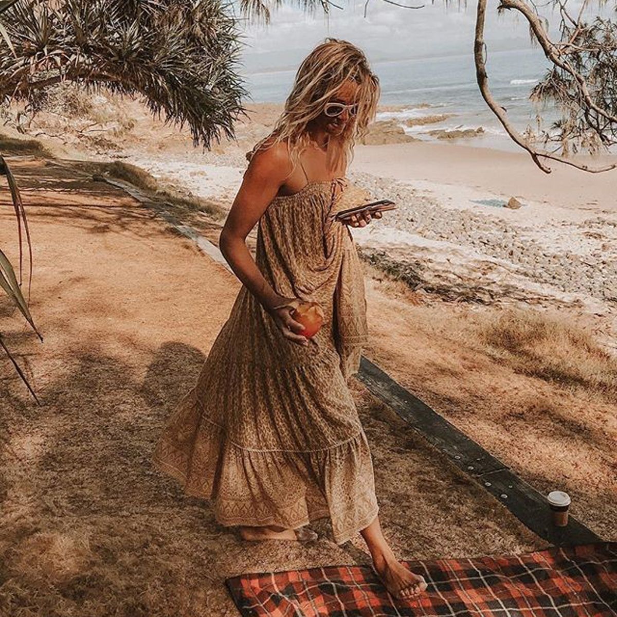 wild thing strappy maxi dress