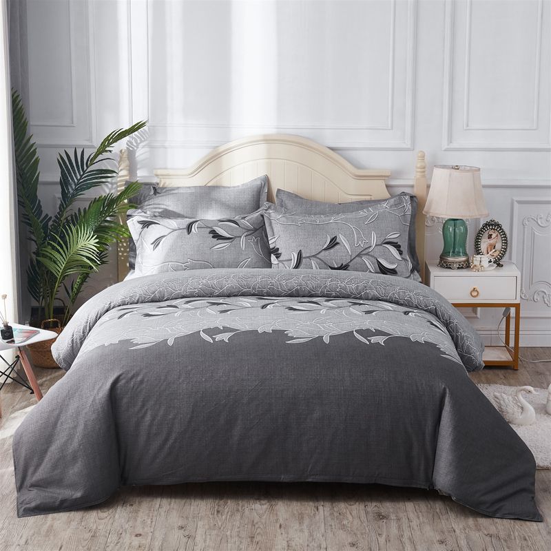 Luxury Lace Solid Color Bedding Set Duvet Cover Set Pillowcases