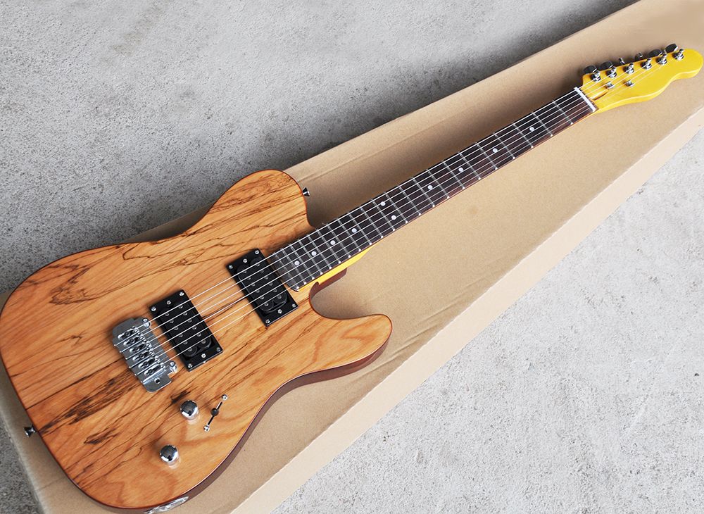 Compra Guitarra Eléctrica De Color De Madera Natural De Fábrica Con  Pickguard Blanco, Cuerpo De ASH, Herrajes Cromados, Diapasón De Arce, Se  Puede Personalizar Envío Gratis Barato | Entrega Rápida Y Calidad 