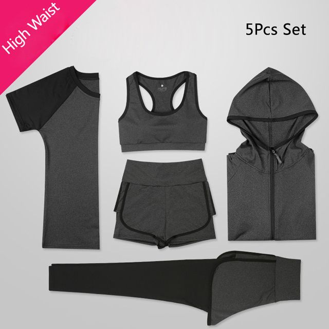 5pcs set grå