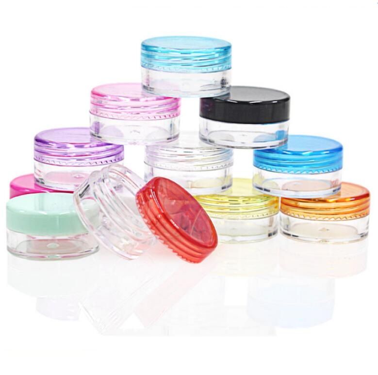 Round Shape Eye Cream Jar 3g 5g Refillable Cream Bottle ...