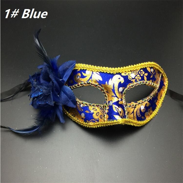 royal blue and gold mask royal blue and gold mask