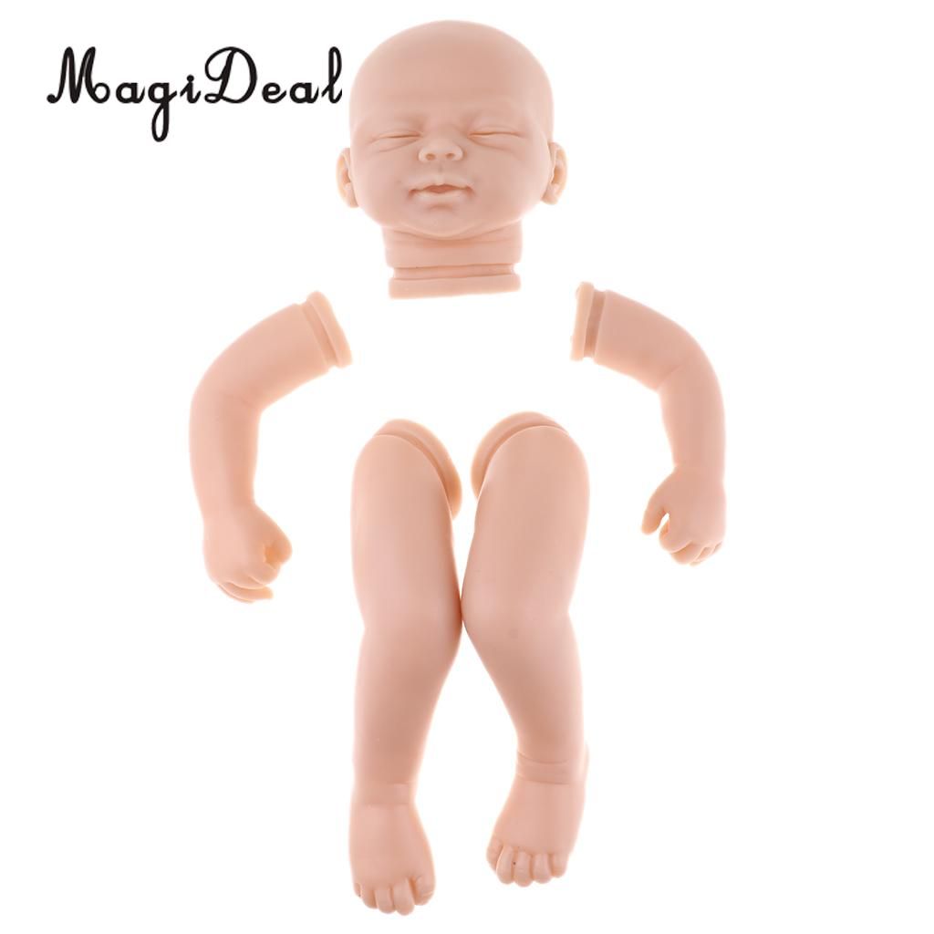 Real Touch Silicone 22/" Reborn Doll Kits Baby Doll DIY Blank Head Limb Mold