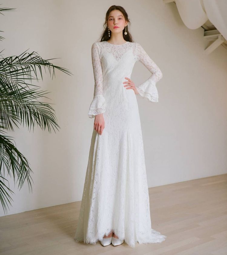 simple grecian wedding dress