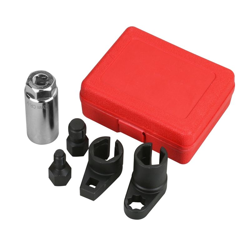 22Mm Oxygen Vacuum Lambda Sensor Remove Socket Set Kit Thread Chasers