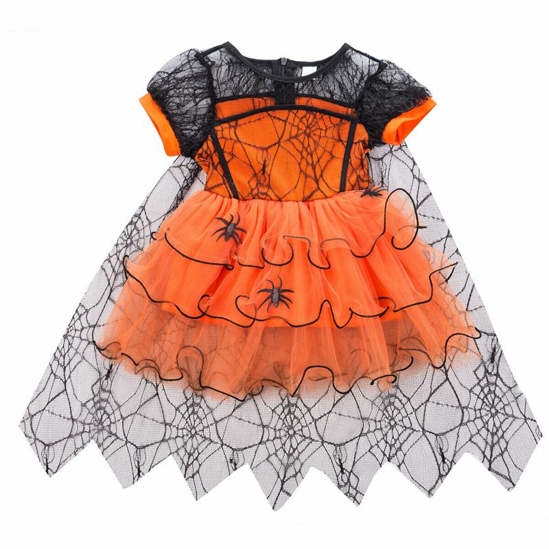 2020 Baby Girls Dress Summer Girls Witch Costume Childs Halloween