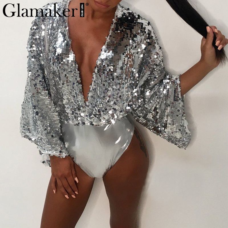 silver short jumpsuit