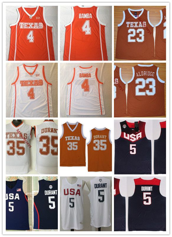 kevin durant texas longhorns jersey