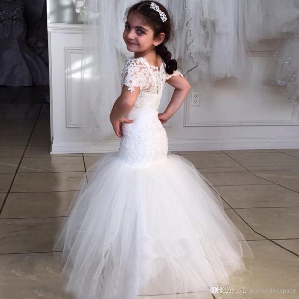 lace flower girl dresses uk