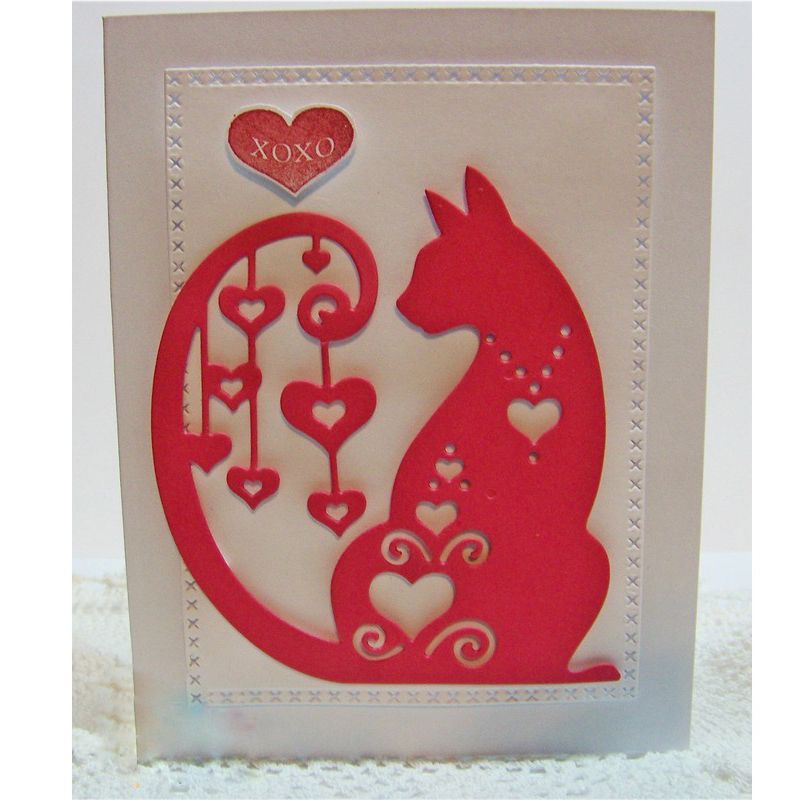 Love Heart Circle metal cutting die cutter UK Seller Fast shipping Valentine Day