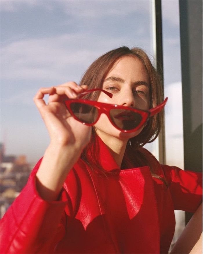 red sunglasses womens