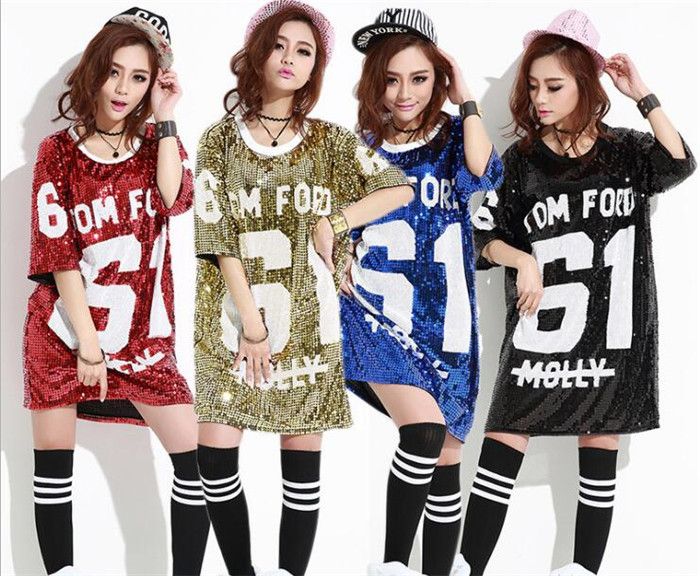 plus size sequin jersey dress