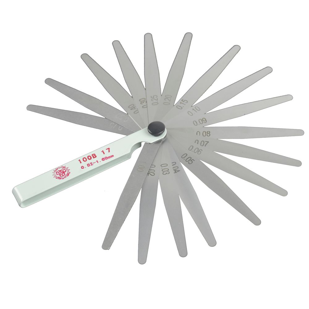 17 Blade Thickness Gap Metric Filler Feeler Gauge Measure Tools 0.02 to 1mm AU