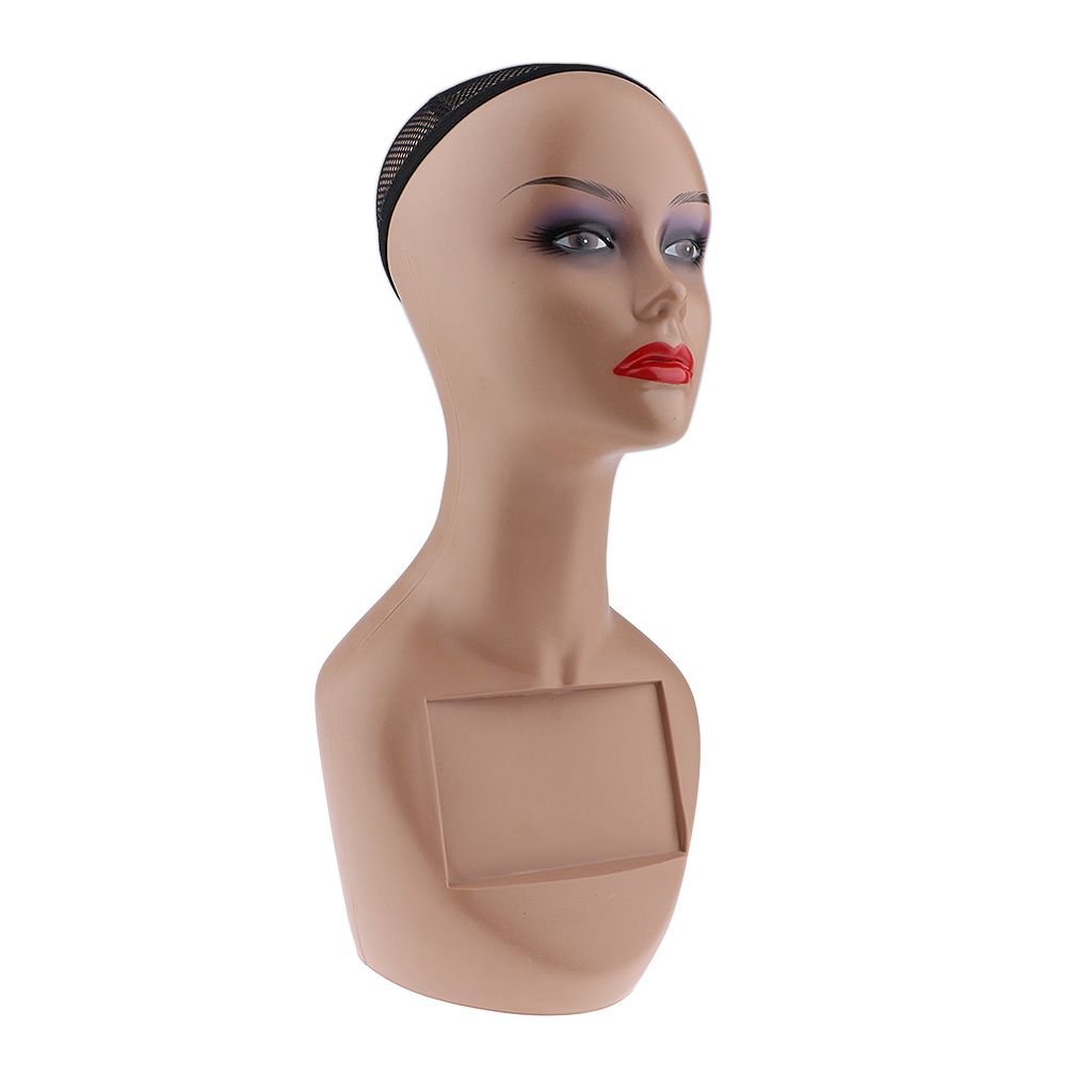 Female Mannequin Manikin Head Bust Model Wig Glasses Hat Scarf Display Stand