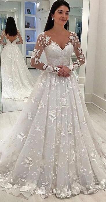 Sexy Women Wedding Dress White Lace 