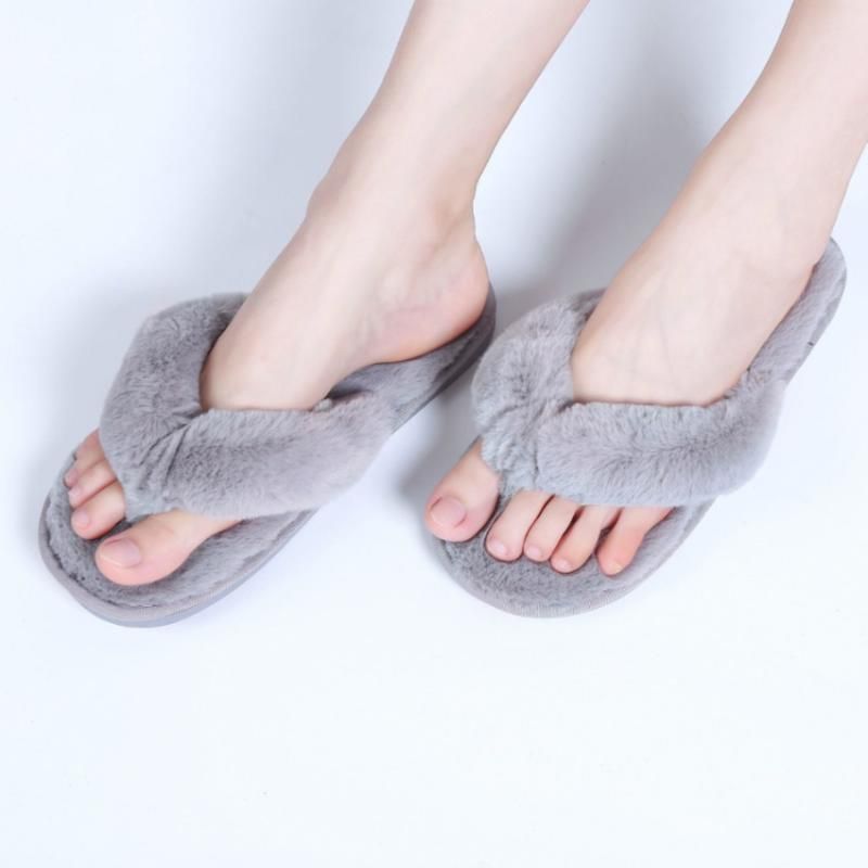 furry mule slippers