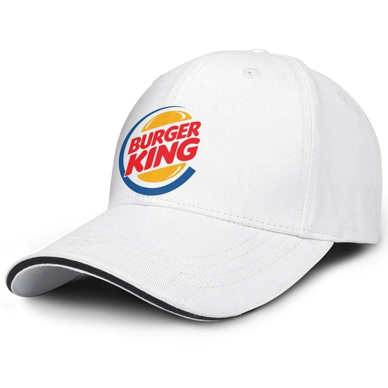 Adjustable Visor Cap Mens Pattern Baseball Hats Burger-King-Logo