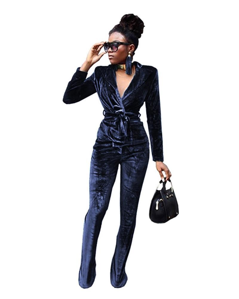 ladies velvet suit