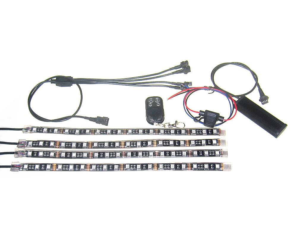 ATV UTV Trike SUV Wheel Undercar Led Lighting Kit 12 Inch Waterproof