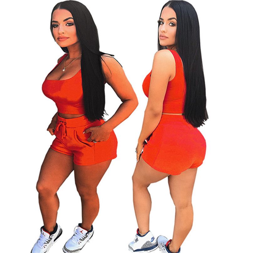 red sleeveless top outfit