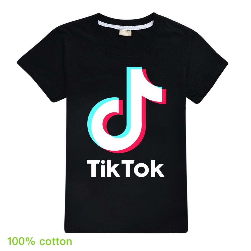 2020 Fashion Kid Tik Tok T Shirt Pop Short Video App Tiktok Shirt Tops