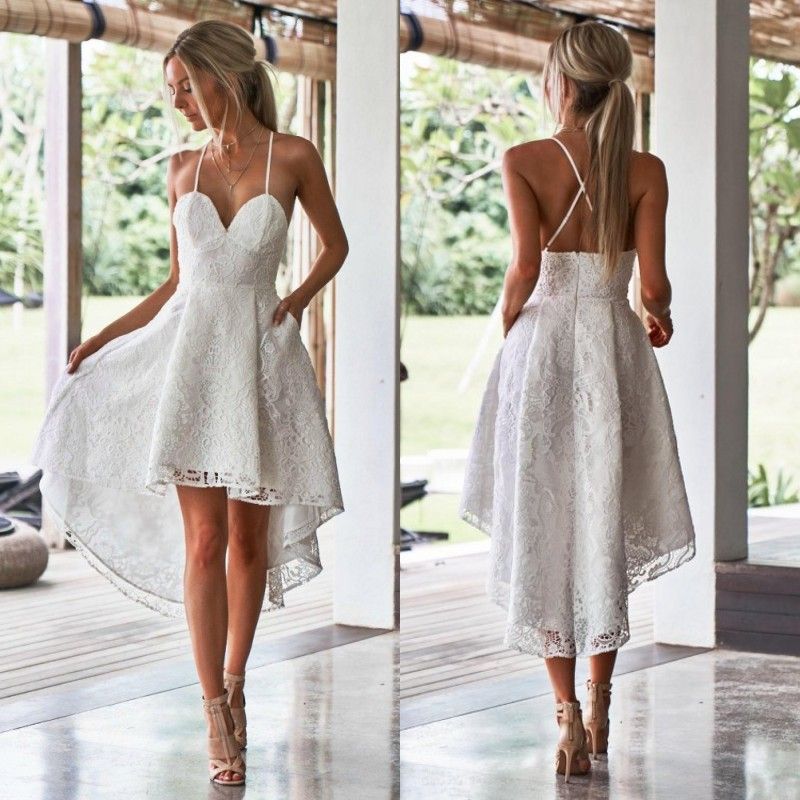 sexy short wedding dress