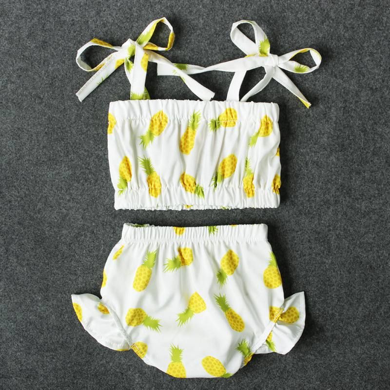 baby girl pineapple swimsuit