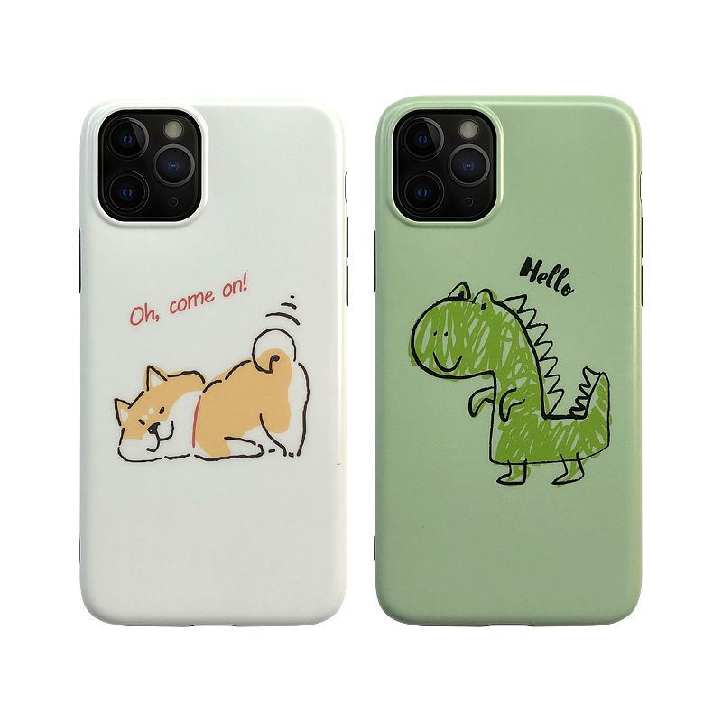 IMD Cartoon Dog Dinosaur Cellphone Case Cover for iphone 11 Pro Max 6 6s 7 8 IMD Cartoon Dog Dinosaur Cellphone Case Cover for iphone 11 Pro Max 6 6s 7 8