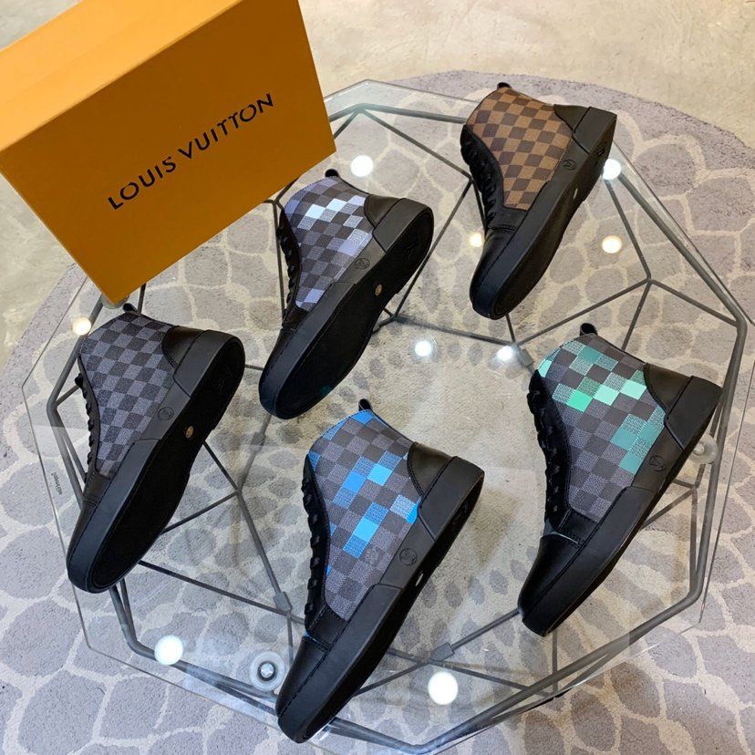 2020 Louis Vuitton Shoes LV Últimas Marca Hombre De La Aptitud Del