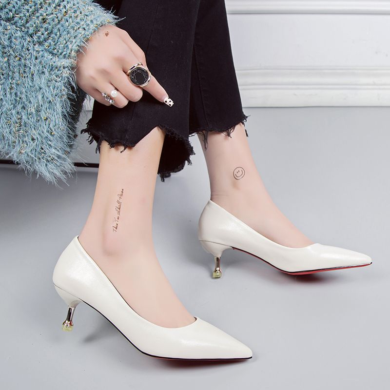 pointed low heels