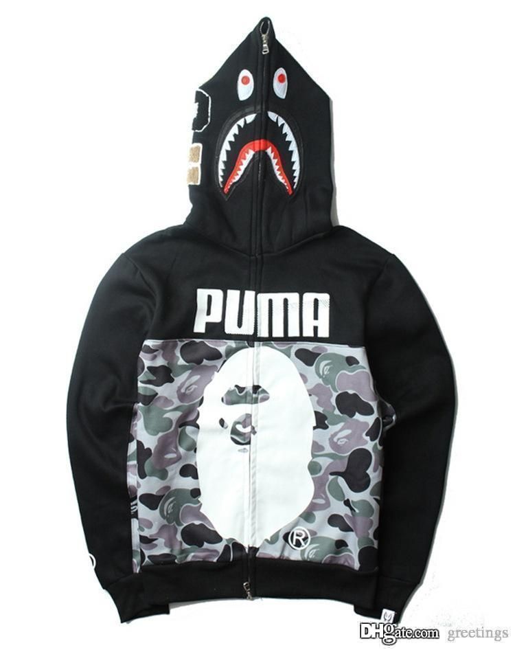 puma shark hoodie
