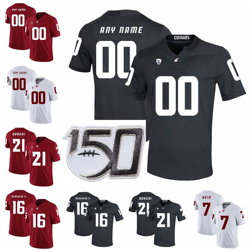 2020 Washington State Cougars Jerseys Will Rodgers III Jersey Daniel