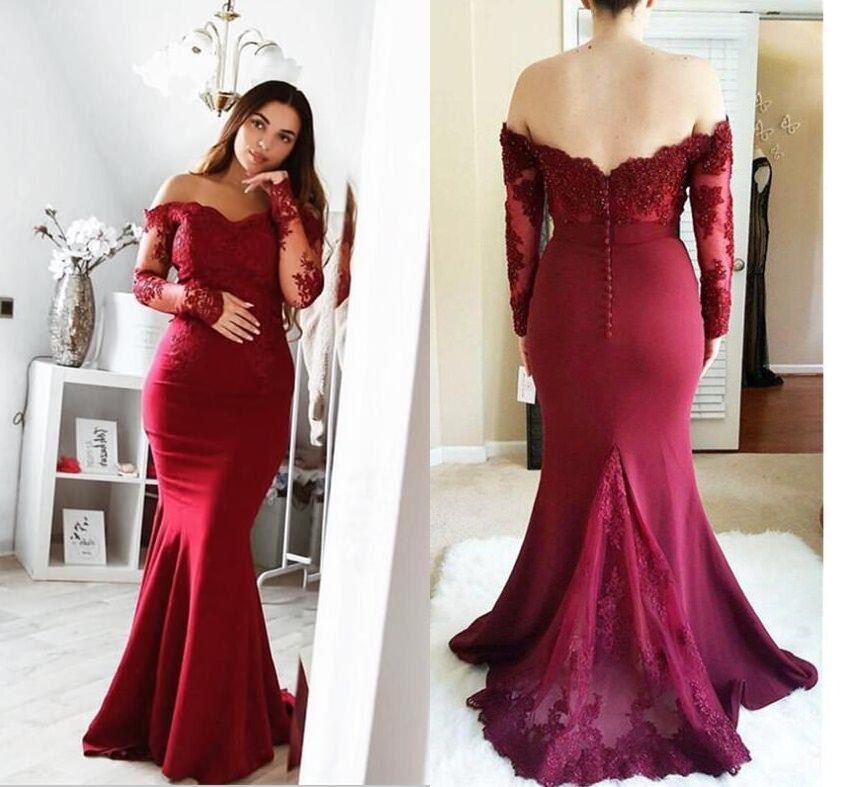 dark orange prom dresses