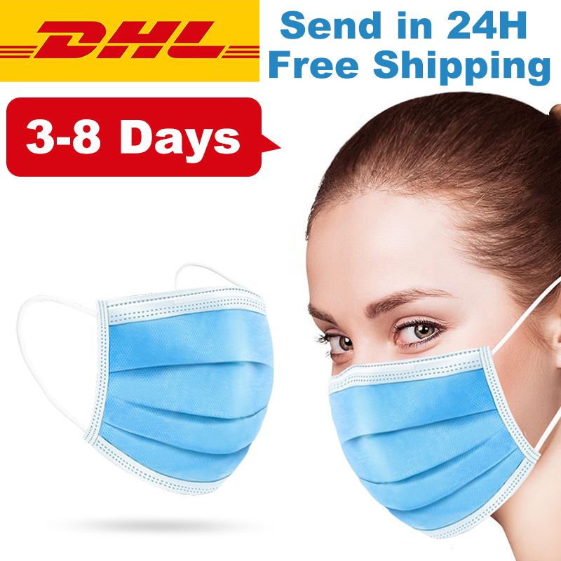 Disposable Face Masks Thick 3 Layer Masks Disposable Dust Proof