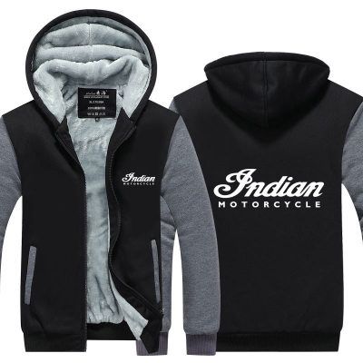indian motorcycle zip up hoodie
