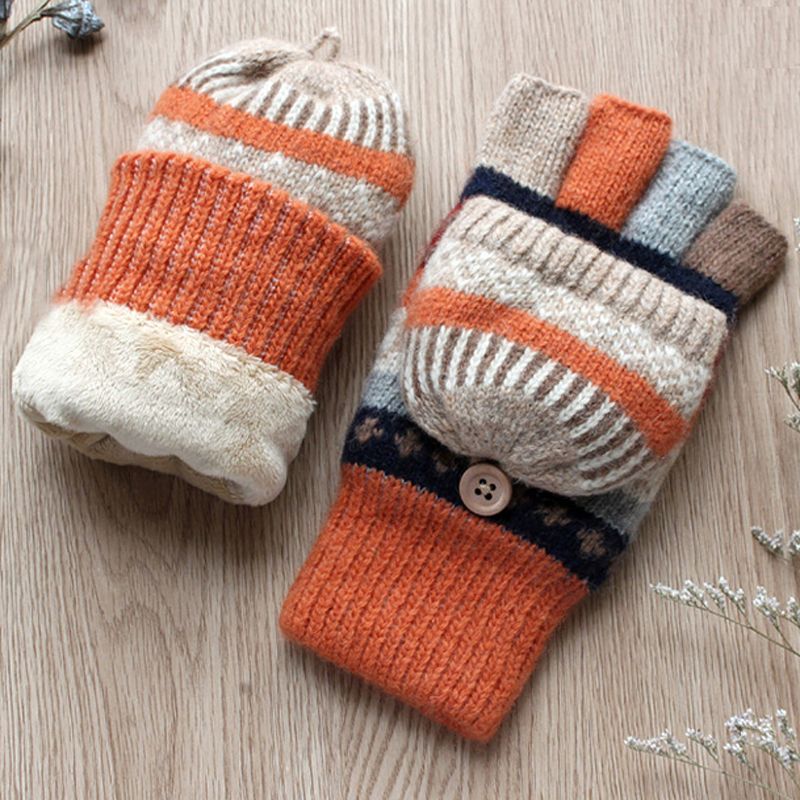 ladies wool mittens