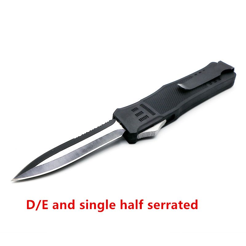 D/E and single half serrated