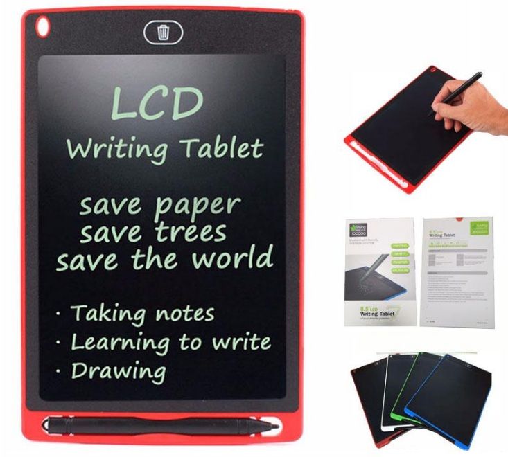 Morza 8.5 Pulgadas Mini Dibujo Escritura de Noticias Foro LCD de la Tableta de Escritura a Mano de los niños sin Papel Bloc de Notas